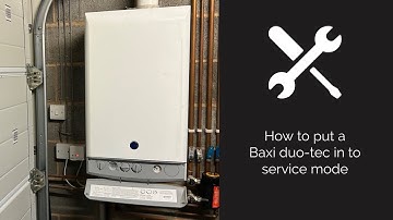 How To Put A Baxi Duo-Tec In To Service Mode || Boiler Training