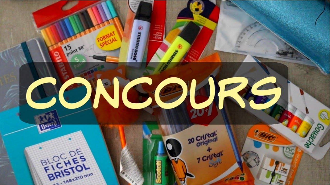 Terminé !! CONCOURS BACK TO SCHOOL 2022 !!