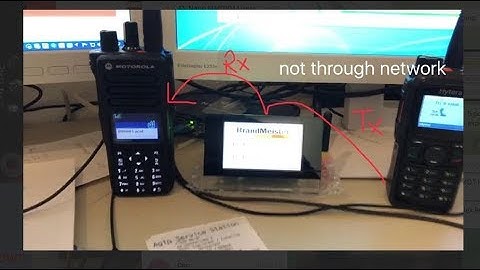 Know issue for duplex HS local transmit with Motorola(RX) DMR radio