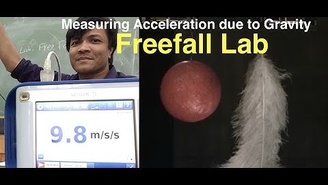 Physics Fall Lab : Measuring acceleration due to gravity