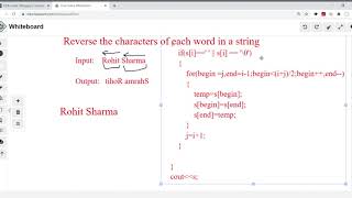 Reverse Characters of each word in a String| C++ Problem | Placement Interview Question | 04
