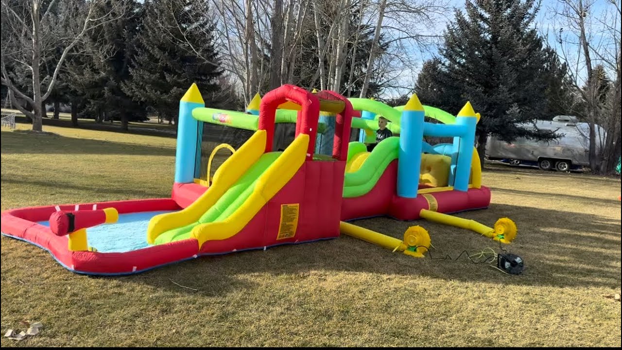 Unboxing, Full Inflation, Kid Test - Whubefy Bounce House