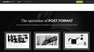 Blogue - WordPress Theme for Writers