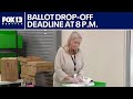 Voters race to drop off ballots before 8 P.M. election deadline across Washington | FOX 13 Seattle