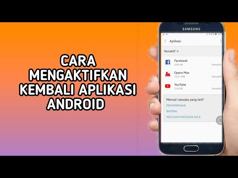 cara mengaktifkan aplikasi