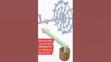 Chày giã gạo dùng sức nước