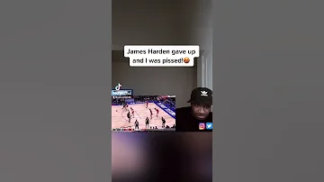 Nets Fan Reacts To James Harden Giving Up On The Play!