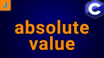How To Do Absolute Value In C