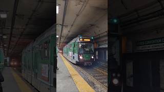 MBTA Green Line Type 9 set at Hynes Convention Center