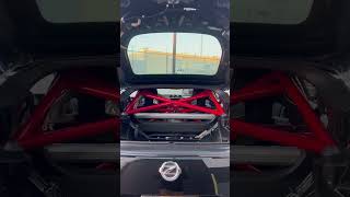 Our 4-Point Cage & Sparco Harnesses Installed ✅ #370z #nismo #370znismo #cars #carslover