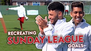 Liverpool Players RECREATE Sunday League Goal! | Oxlade-Chamberlain, Firmino & Woodburn 🔥