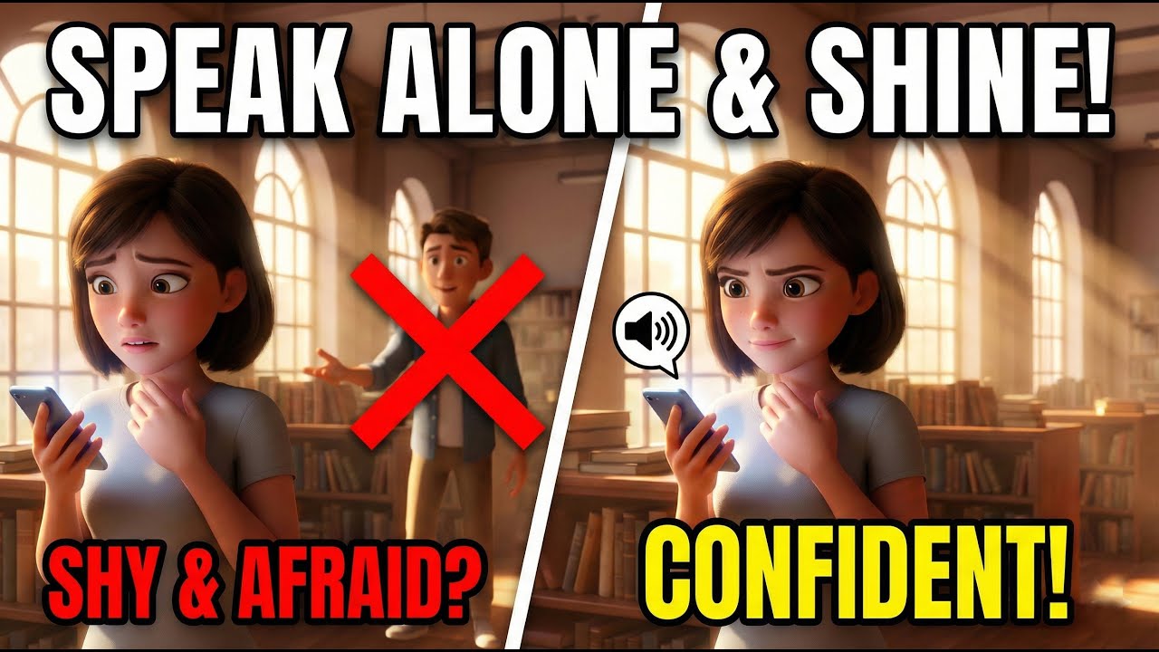 Don't Be Shy! 🤐 How to Practice English Alone (A1-A2 Speaking)