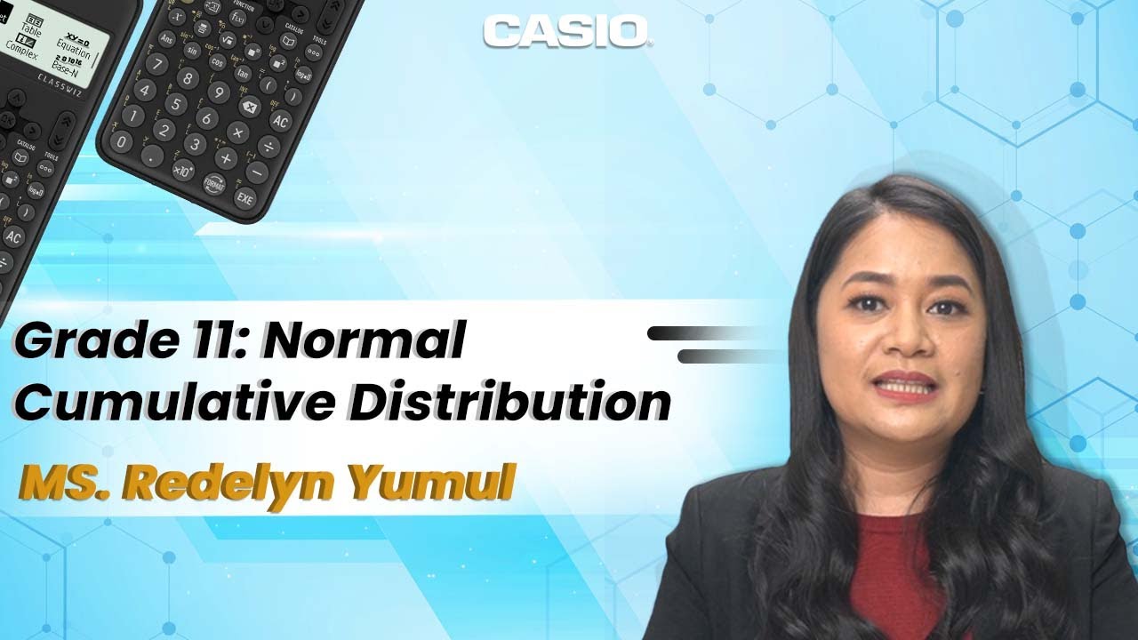 Normal cumulative distribution youtube