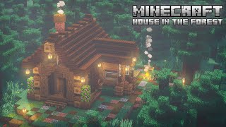 Построили КРАСИВЫЙ ДОМ В ЛЕСУ в Minecraft 4k | HOW WE BUILT A HOUSE IN THE FOREST IN MINECRAFT