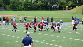 Jackson makes a key sack vs. New Canaan 9-12-09