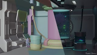 Sci-Fi Lab Render Breakdown