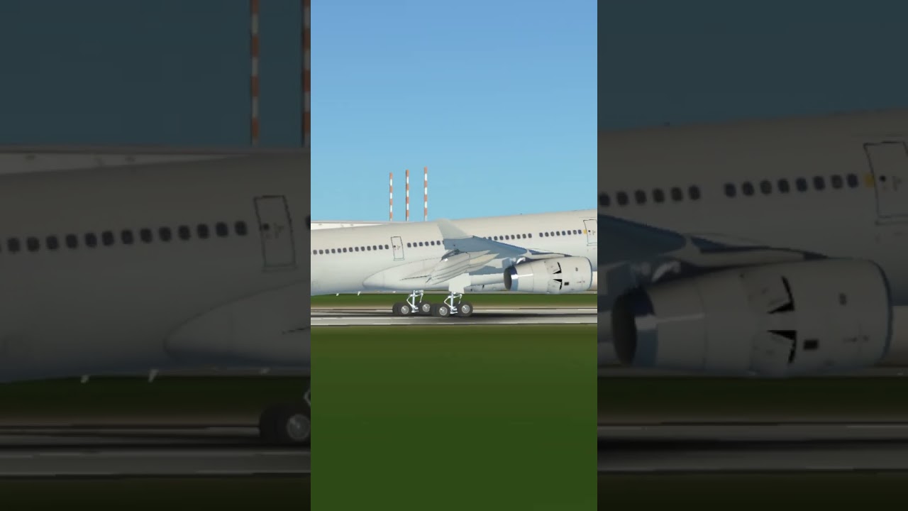 LUFTHANSA A330 LANDING AT MUNICH (BUTTER) | #shorts
