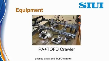 Simultaneous Inspection of PA&TOFD with Crawler UHTS-X02 (2PA+1TOFD)