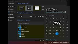 【廢片】發現StartAllBack任務欄日曆一個神奇的小BUG