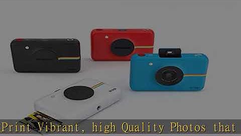 Zink Polaroid Snap Instant Digital Camera (Red) with ZINK Zero Ink Printing Technology