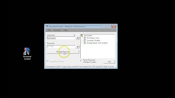 Password Control - Reset Student Passwords