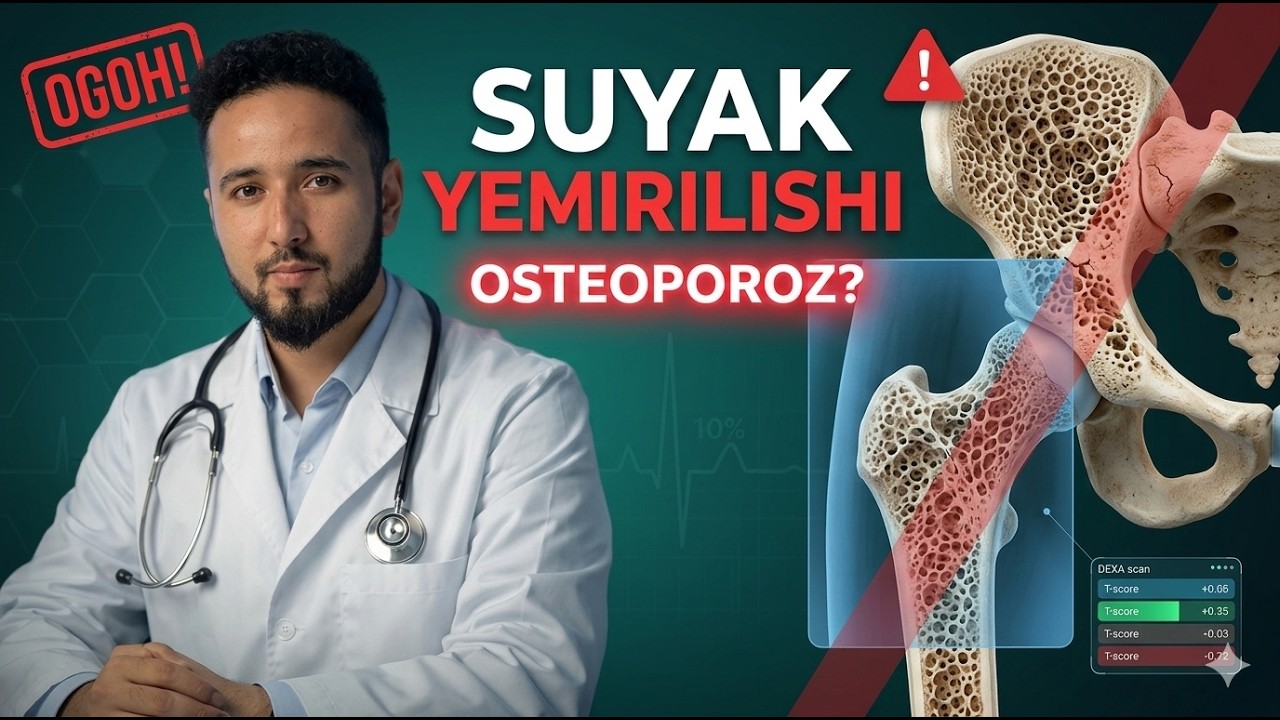 Suyaklar asta yemiriladi: osteoporozning ilk belgilari qanday?!