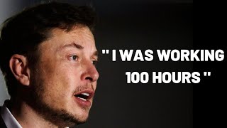 SCARY WORK ETHIC Elon Musk Motivational Video