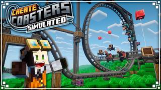 CREATE a ROLLER COASTER with CREATE:COASTER SIMULATED!