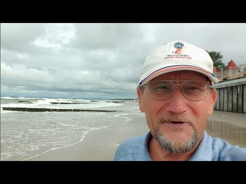 Такого мы не ожидали😱 Приехали купаться, а там... 🌊Калининград сегодня, погода, море, пляж.