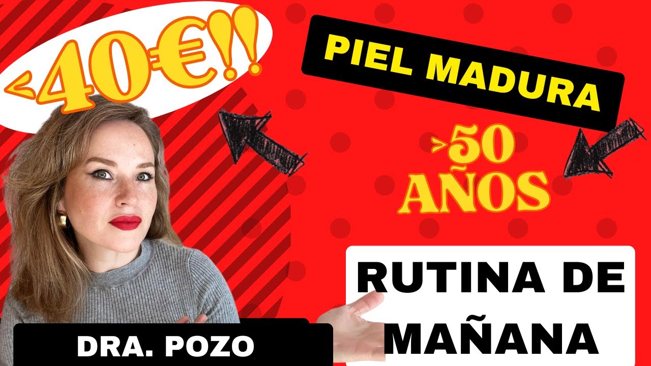 RUTINA BARATA A PARTIR DE 50 AÑOS! GASTA CON INTELIGENCIA Y COMPRA EL MEJOR SKINCARE PARA TI.