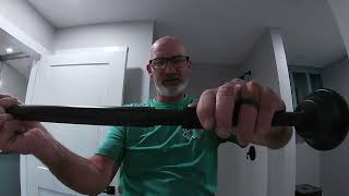 Allen Roth Curved Shower Rod Install