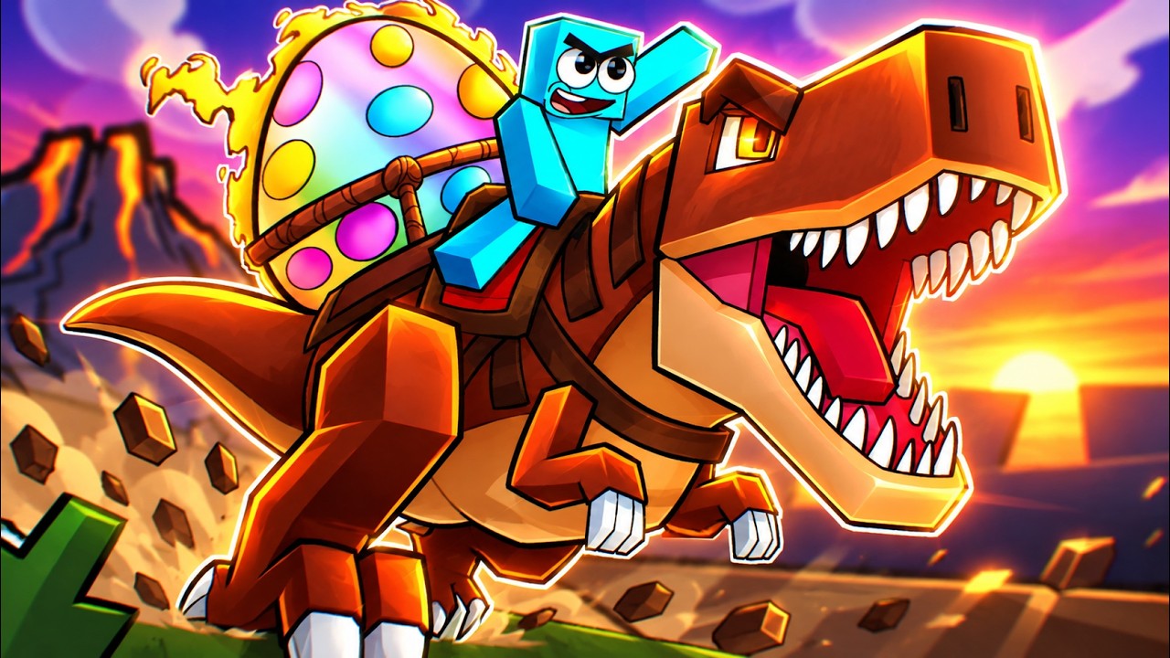 Fui de NOOB a PRO no Servidor de SALTAR por ANIMAIS no MINECRAFT!