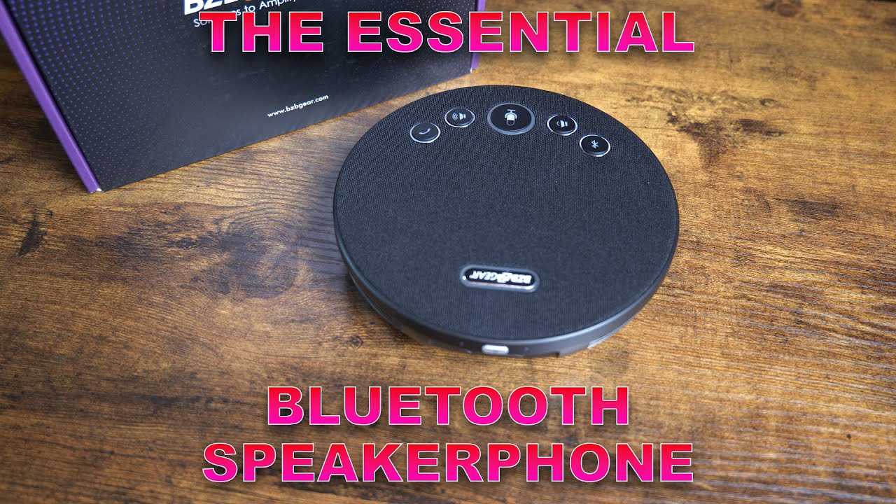 BG-OMNITALK USB/Bluetooth Conference Speakerphone Unboxing and Overview