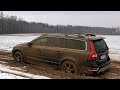 Volvo XC70 P3 2007-2016 offroad. Volvo in deep mud. Volvo AWD test. DDrive