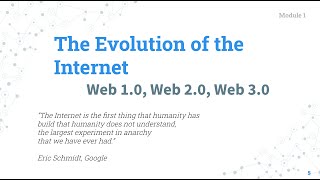Introduction to Web3 | Module 1 | The Evolution of the Internet
