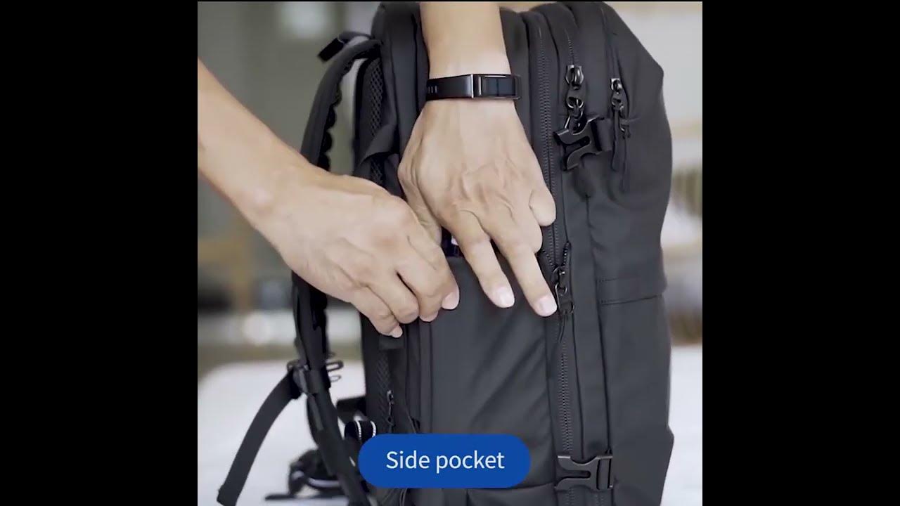 Pailox Vacuum compression travel Backpack YouTube