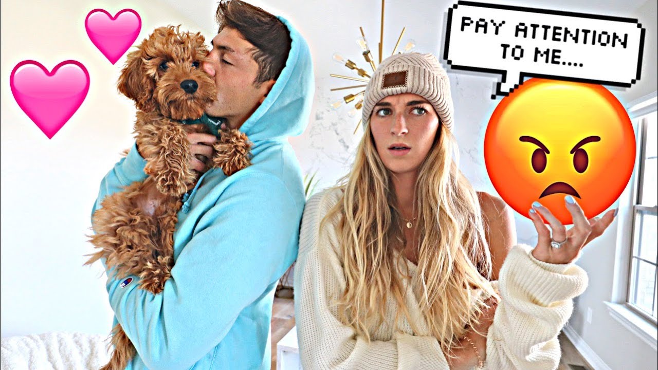 Making My Fiance Jealous With Our Dog! *FUNNY*