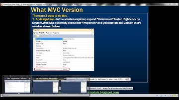 What aspnet mvc version is my mvc application using