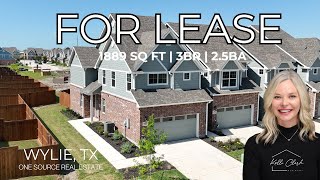 *LEASED* Brand New End-Unit Townhome For Lease in Wylie, Tx!