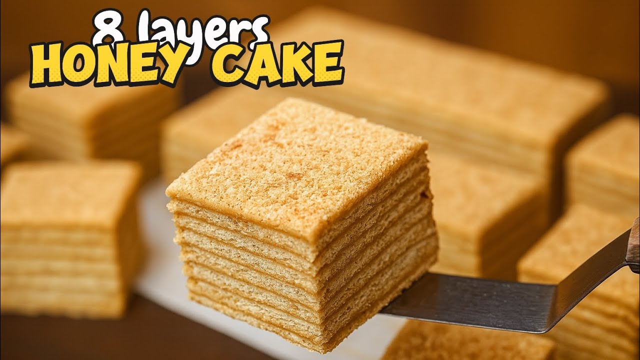 How to make Russian honey cake (medovic)– A Pastry Chef’s Secret Recipe |Gâteau au miel russe recipe