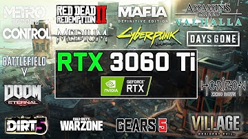 RTX 3060 Ti | 15 Games Tested | 1080P - 1440P | RTX ON | Ryzen 5 2600X