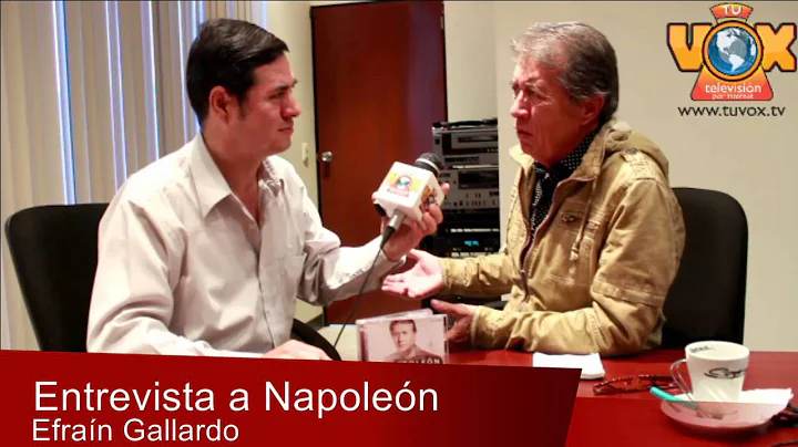 Napolen en entrevista exclusiva con Efran Gallardo...
