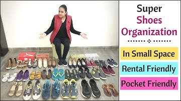 Shoe Organization Ideas | Shoe Storage Ideas For Small Spaces | Space Saving Shoe Organizer