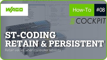 e!COCKPIT - ST-Coding #8 - Use Retain and Persistent Variables
