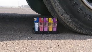 Experiment Car vs Gas Lite||Crushing Crunchy and Soft Things by car#top 5 experiment#tire crushing# screenshot 5