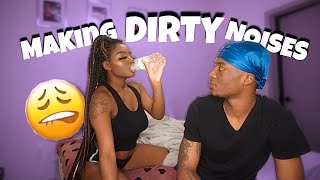 MAKING “DIRTY” NOISES TO GET HIS ATTENTION 🤣👀