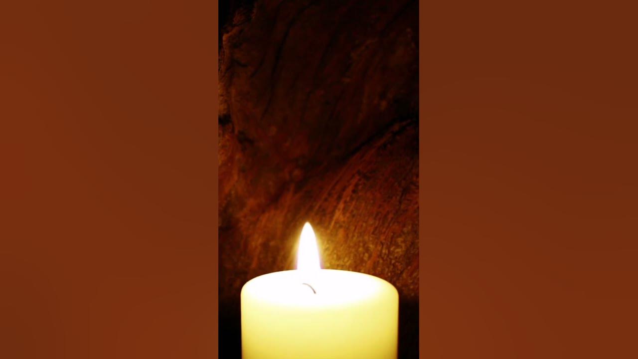 Flickering Candle Calming #relaxing #candlelight #music