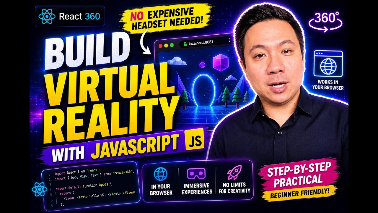 Want to build Virtual Reality experiences using JavaScript React? - YouTube