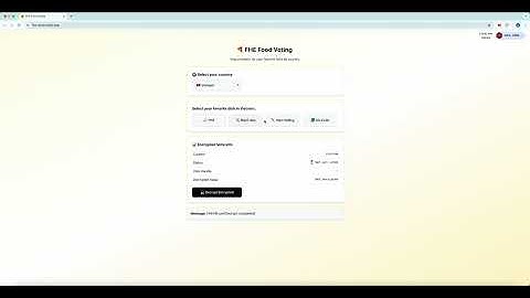 FHEFoodVote