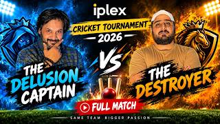 The Delusionals 🆚 The Destroyers | iPlex Cricket Tournament 2026 🏏🔥 screenshot 2